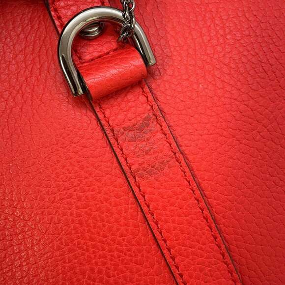 GUCCI Authentic Brown Leather Shoulder Bag - Picture 8 of 16